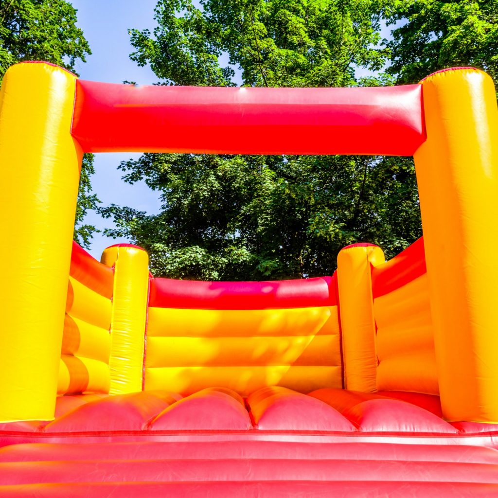 bounce houses